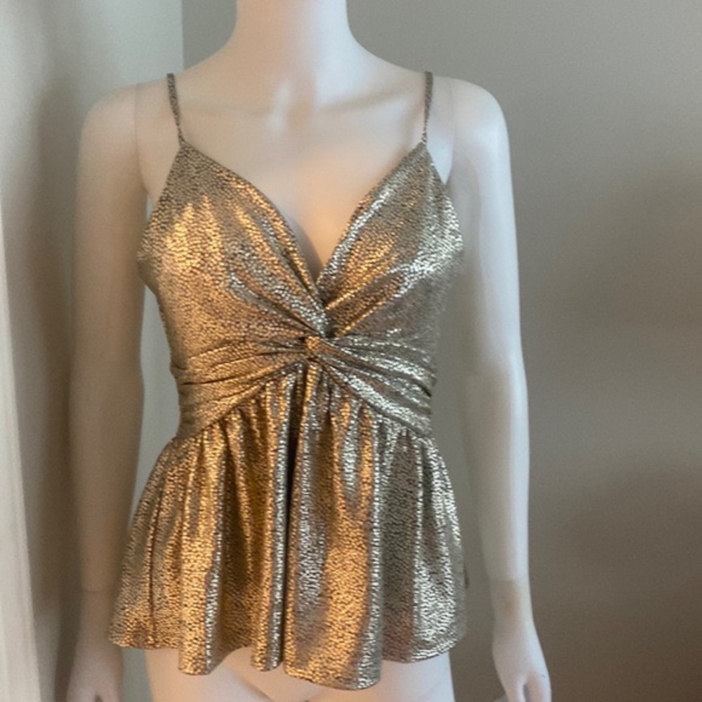 Skies Are Blue Metallic Cami